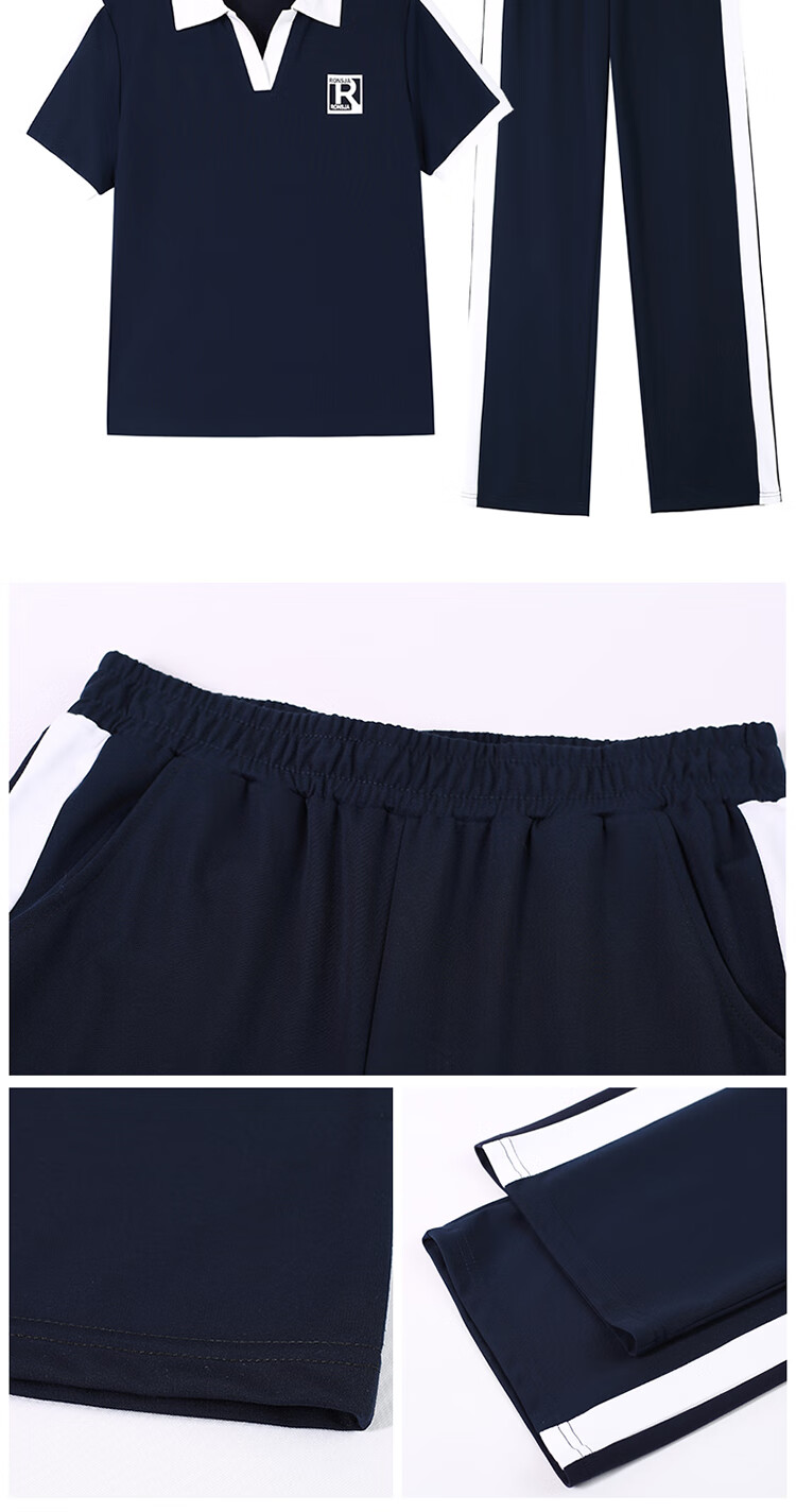 Woodpecker Ice Silk Sports Set for Women Summer Plus Size Fashion Casual Versatile Middle-aged Mom Two-piece Set Black XL 16