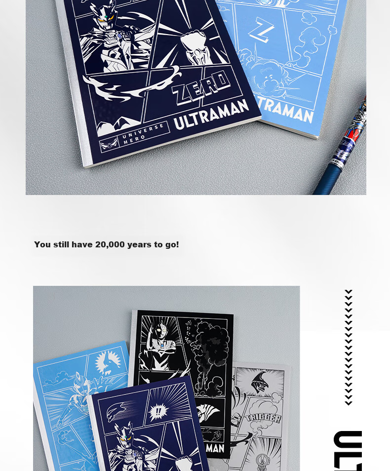 Kayou Ultraman Notebook, Yuanshenguan Plan Series, High-Quality Wirebound Edition, Thickened, for Boys And Children, Diary, Study Notebook, Cartoon Stationery Book, Birthday Gift 10