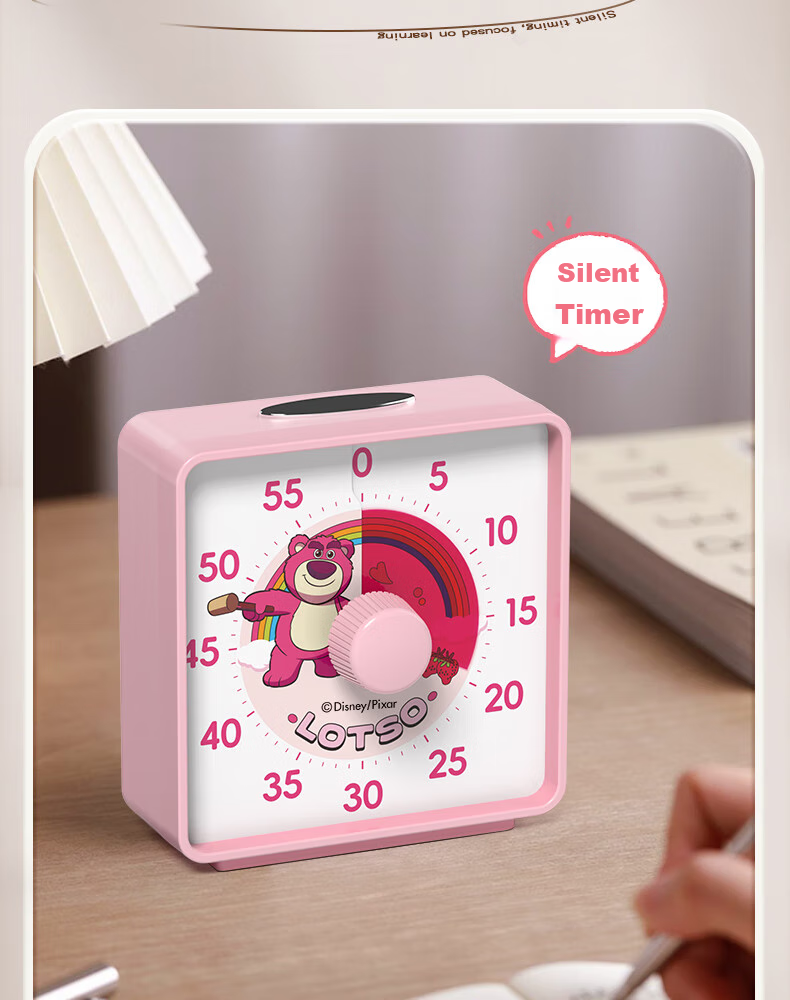 Timess Disney Collaboration Visual Timer, Student Time Management Tool, Kitchen Cooking Electronic Timer, Live Streaming Timer, Back to School 9