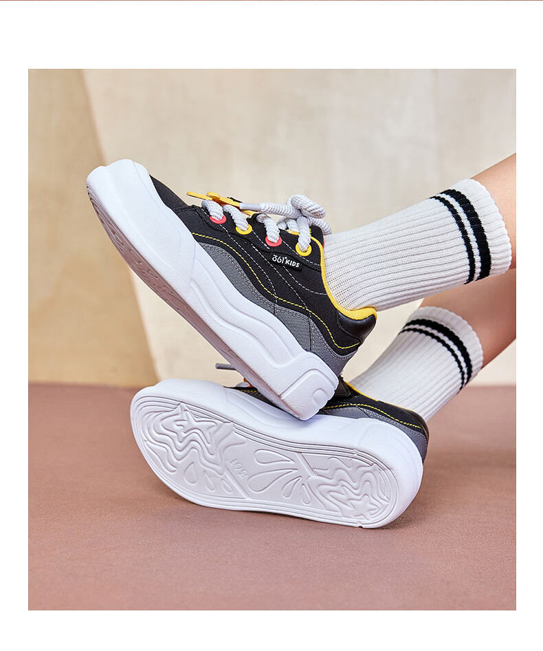 361° Kids Children's Sports Shoes Autumn 25 Boys and Girls Big Head Casual Trendy Sneakers Pink Size 37 9
