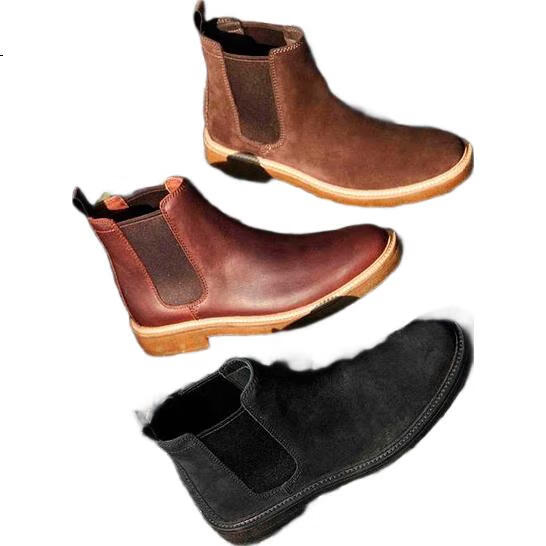Clarks Craft Series Men's Shoes, Chelsea Boots, British Style Slip-On Trendy Boots, Fashionable Ankle Boots