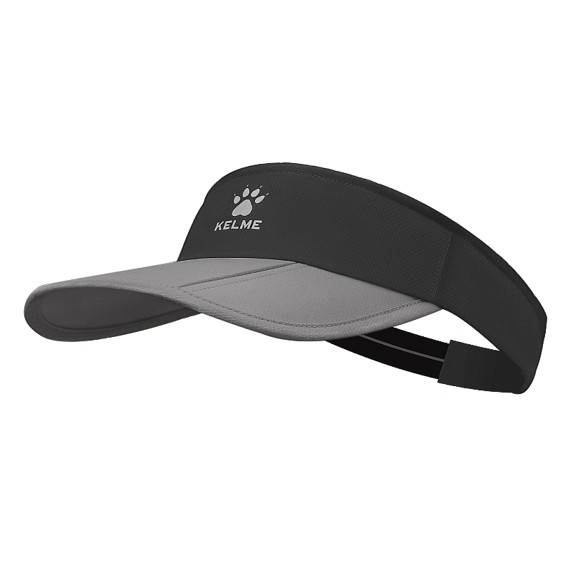 KELME Summer Sunshade Cap Unisex Open-Top Foldable Running Lightweight Breathable Sports Outdoor Quick-Dry Sun Protection Hat