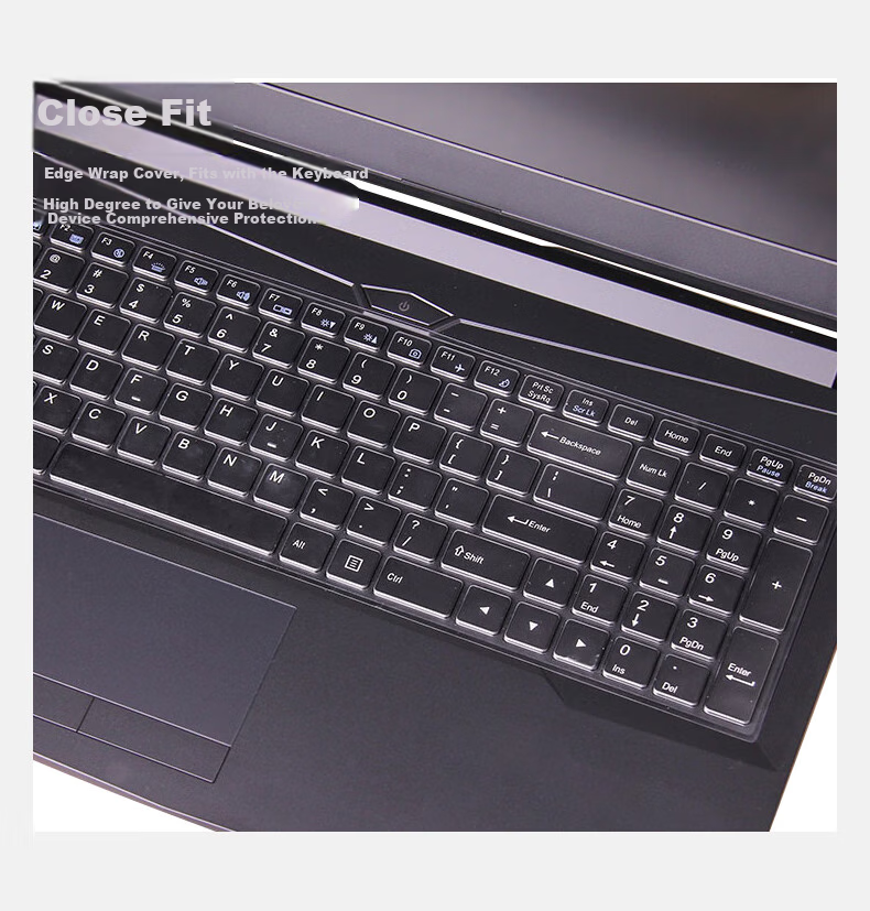 Jiasu Keyboard Protector for Thunderbolt 911X Dragon Hunter/911Air Xuanwu5 Ares S8 15.6-Inch Laptop Keyboard Cover, Invisible High Transparency Film 3