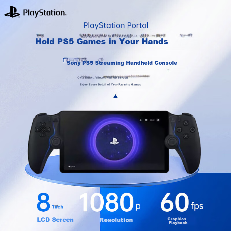 PlayStation Sony PS5, PlayStation Streaming Handheld, Portal Game Console, Black, Japanese Versio 2