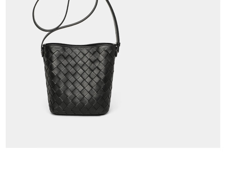 Viney Leather Handbag for Women, Woven Bucket Bag, Light Luxury Crossbody Shoulder Bag, Practical Birthday And Mother's Day Gift for Mom 15