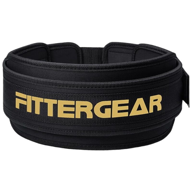 FITTER GEAR Men's Weightlifting Belt Powerlifting Squat Deadlift Training Support Belt