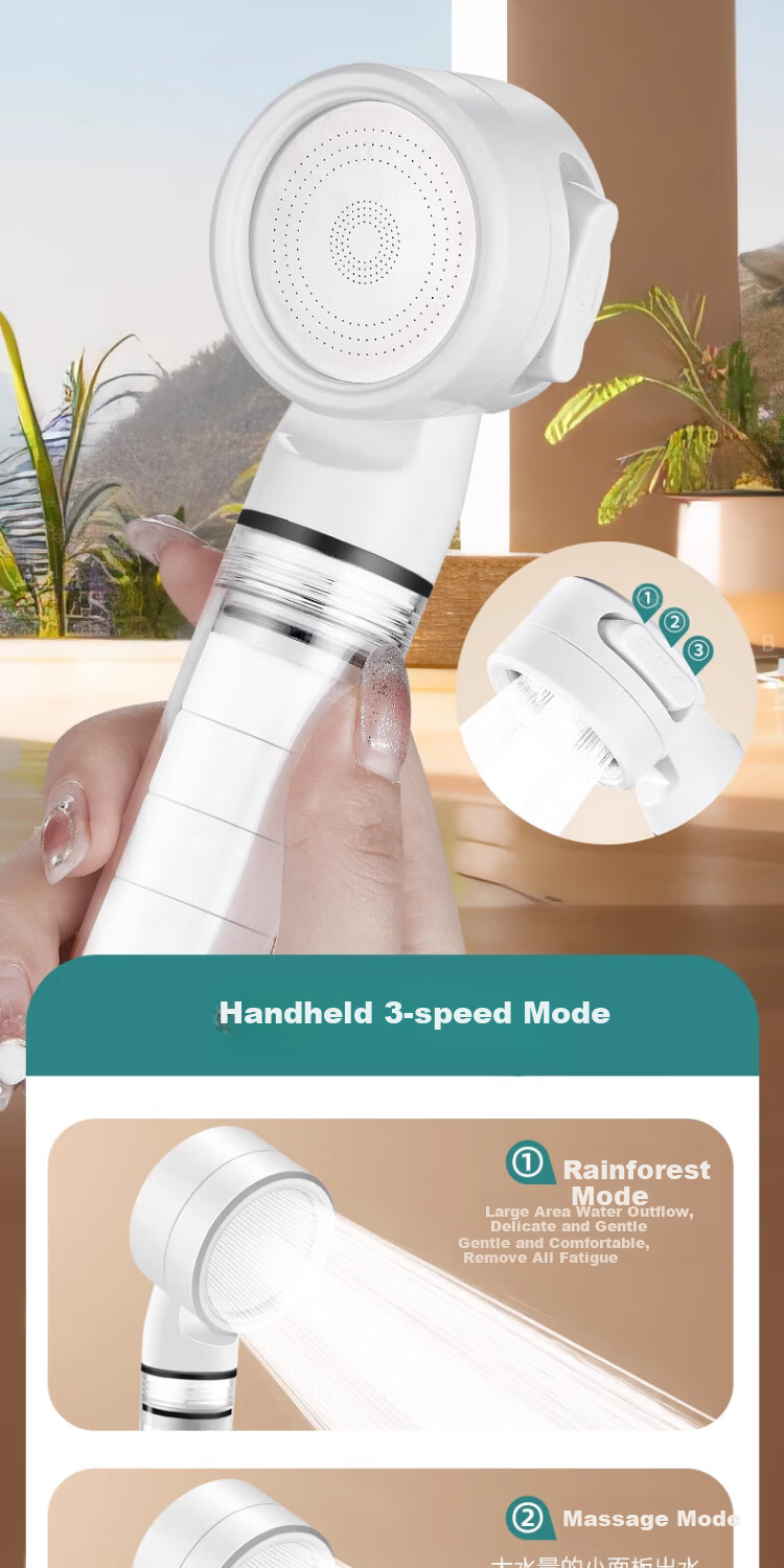 ILeddog [Germany] Filtered Water Shower Head with Pressure Boost, Handheld Shower Head for Students Abroad Aug-21 11