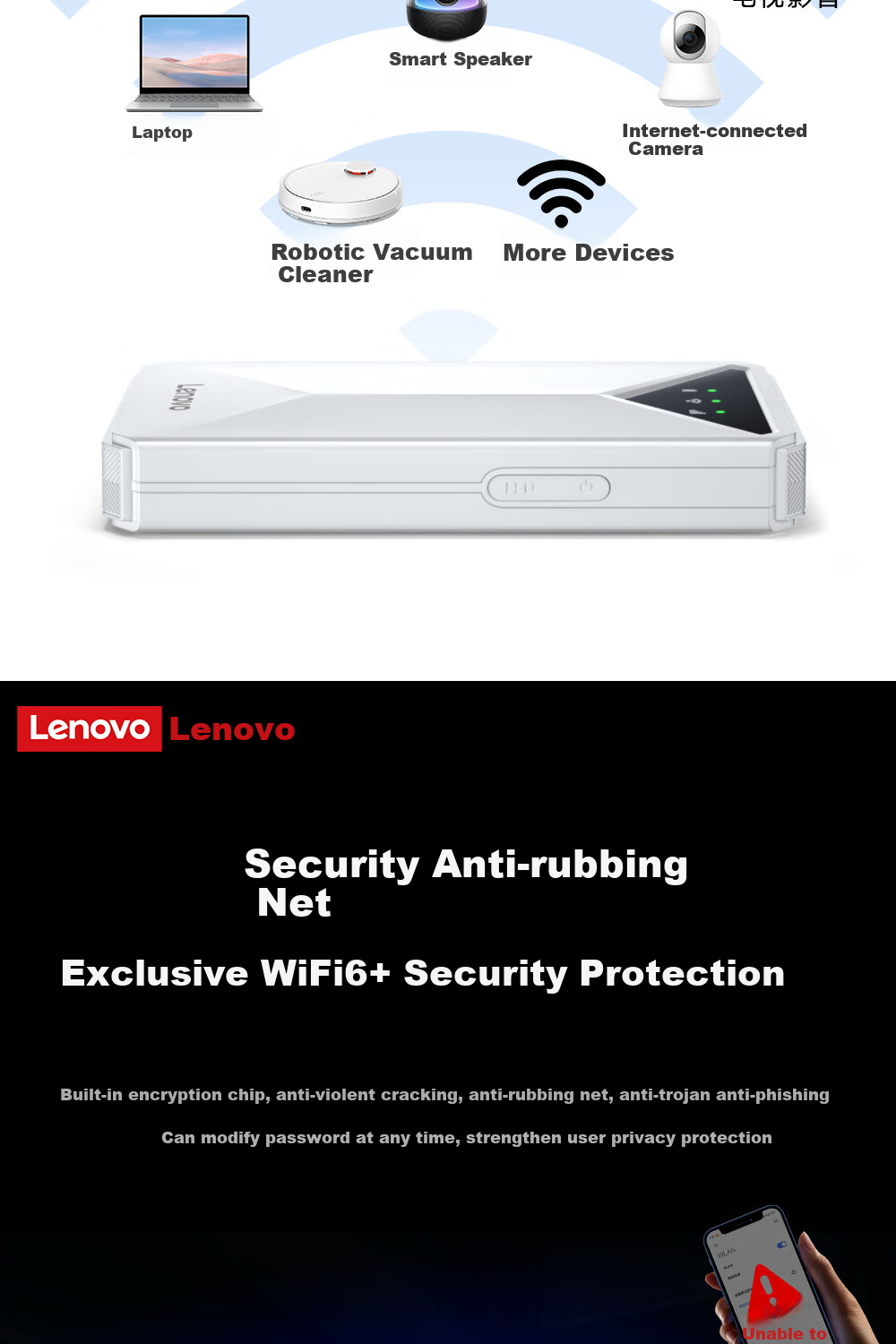Lenovo Portable WiFi 6 5G 4G Wireless Mobile Universal Data SIM Card Unlimited Travel Network Car Router Laptop 2026 New Nationwide 14
