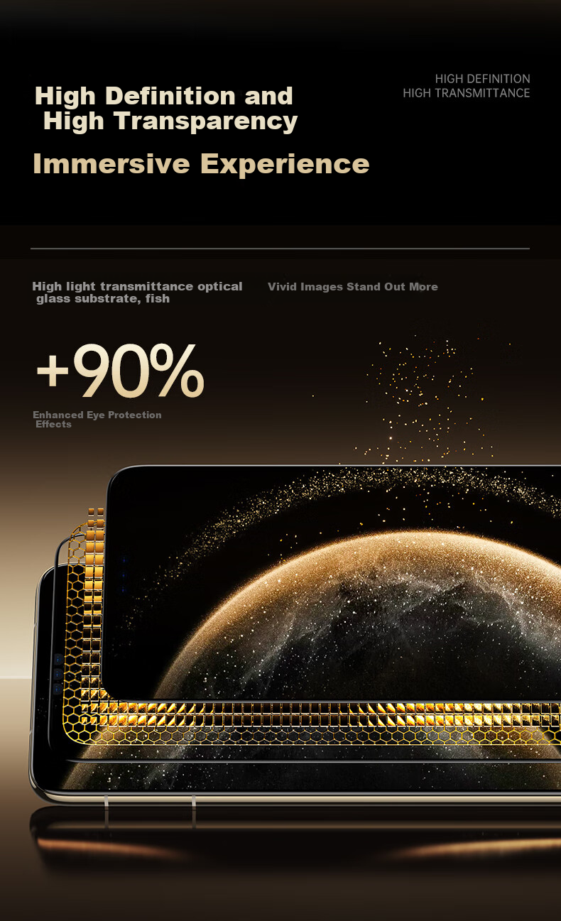 ESR Tempered Glass Screen Protector for Huawei Mate 70, Full Coverage High-Definition Glass Film, Shatterproof Anti-Scratch Full Protection Anti-Fingerprint Protective Film 10