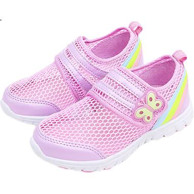Barbie Children's Shoes, Summer Kids' Sneakers, Girls' Breathable Mesh Shoes, Casual Sports Shoes DA5506, Pink, Size 29