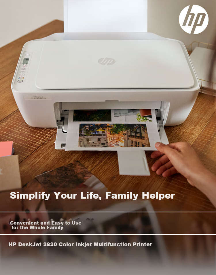 HP DJ 2820 Color All-In Home Printer with Wireless Connection, Suitable for Student Homework Printing 2