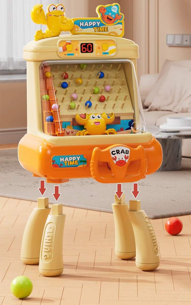 Osage Kids Toy Crab Bean Catching Game Machine 3-6 Years Educational Desktop Toy Boys Birthday Gift 9