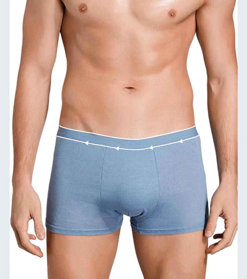 LangSha Disposable Men's Cotton Underwear Travel Business Sterilized Daily Disposable Briefs 5-Pack Colorful Shorts 6