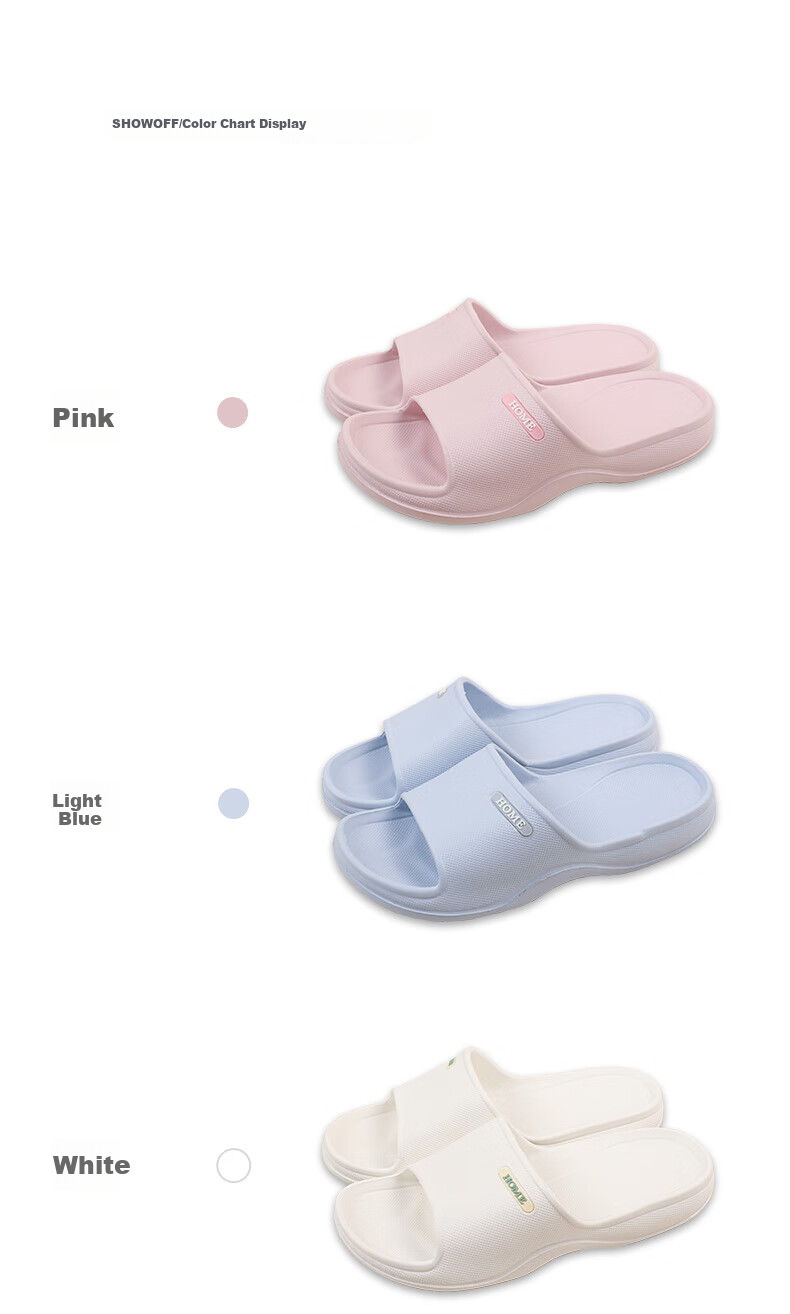 GUOLUOFEI Extra Large Slippers for Men And Women, Summer Indoor Home Bathroom EVA Shower Non-Slip Plus Size Black 50-51 17