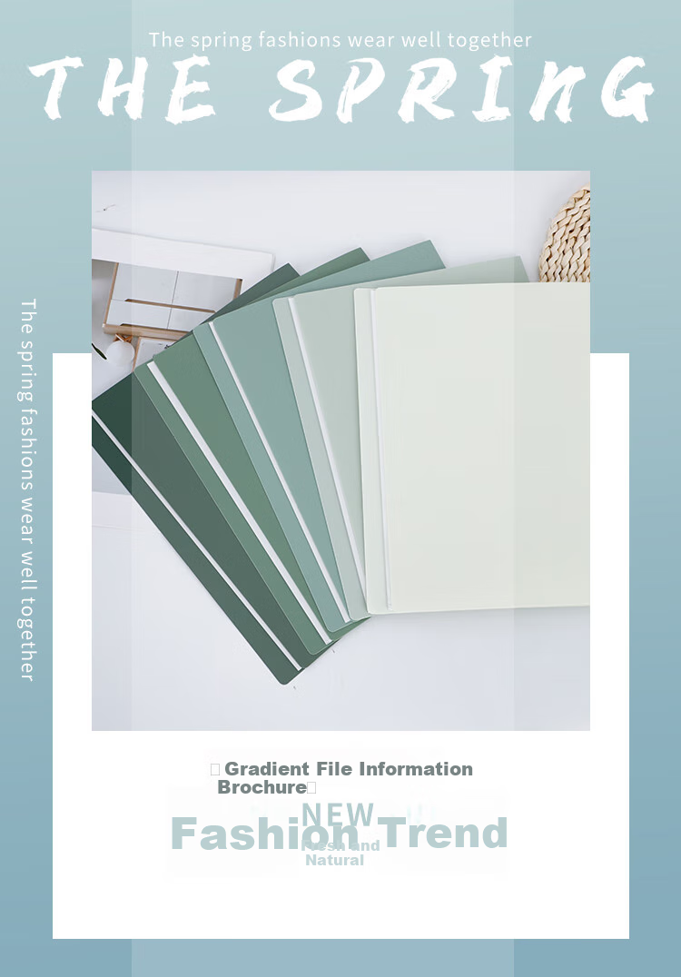 Yuhe A4/30-Page Gradient Color Document Folder, Large Capacity Transparent Insert Pages, Student Exam Paper Subject Organizer, Certificate And Art Collection Folder, Office Supplies, 4 Styles Available, 7018 1