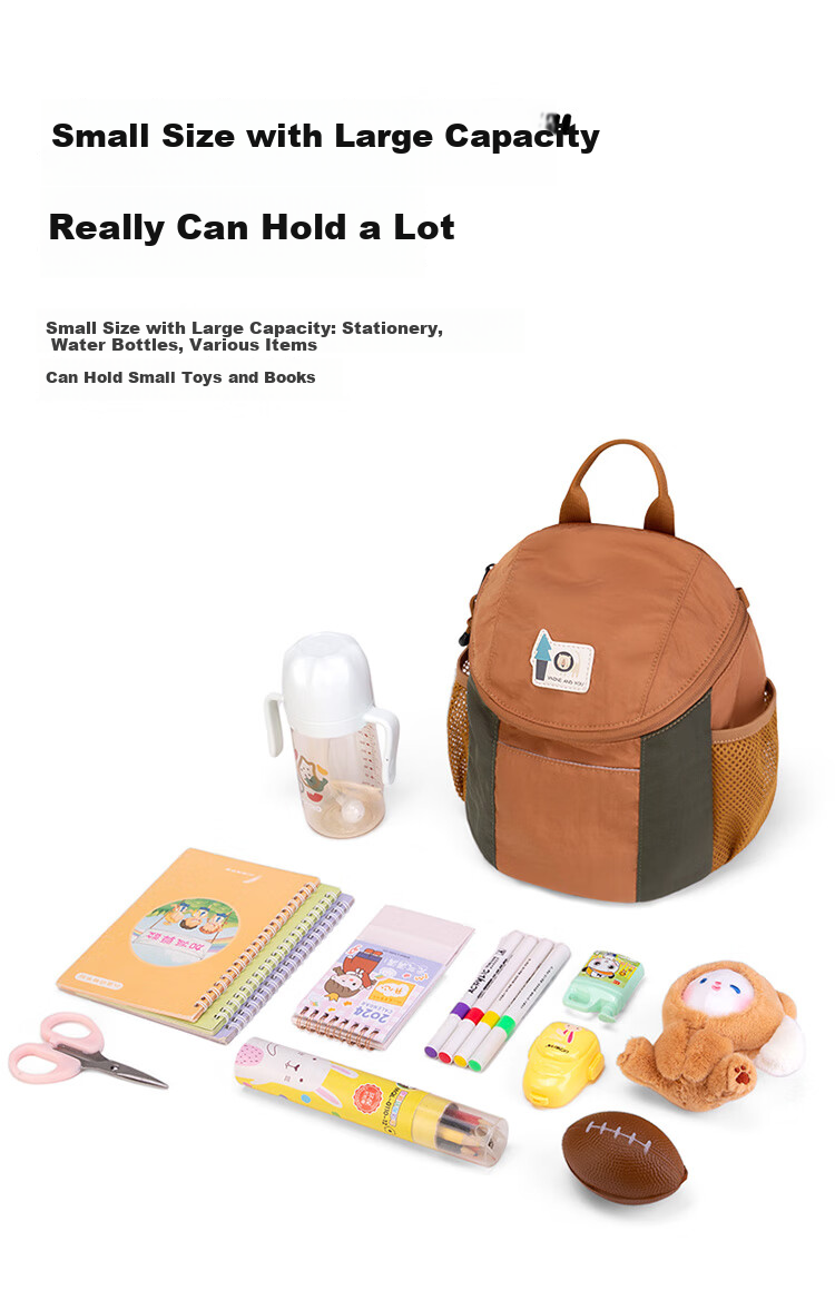 Dijiuchengbao Children's Backpack, Kindergarten Lightweight Breathable Backpack, Boys And Girls Outdoor Travel Backpack, Parent-Child Outing Backpack 5