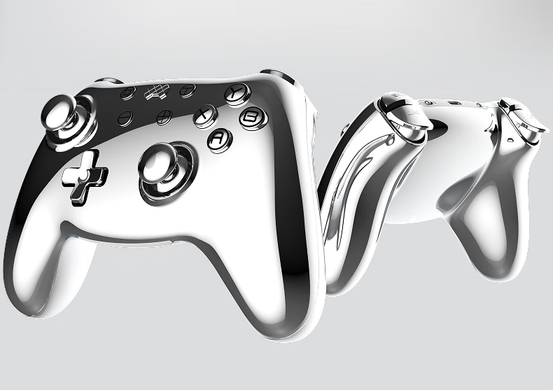 PB TAILS x Three-Body "Water Droplet CRUSH" Metal Wireless Gaming Controller Collector's Edition for Switch 1/2, Steam, NS2, PC with Hall TMR Joystick 28
