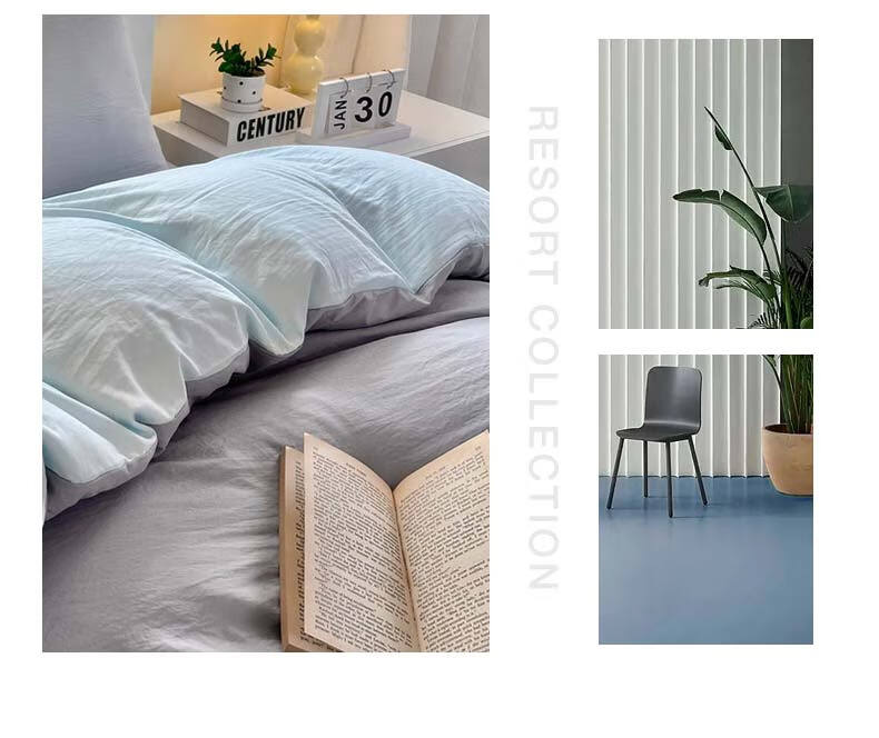 Yalu Three-Piece Bedding Set Dormitory Home Four Seasons Suitable 0.9/1.2m Bed Sheet Set Duvet Cover 150x200cm 2