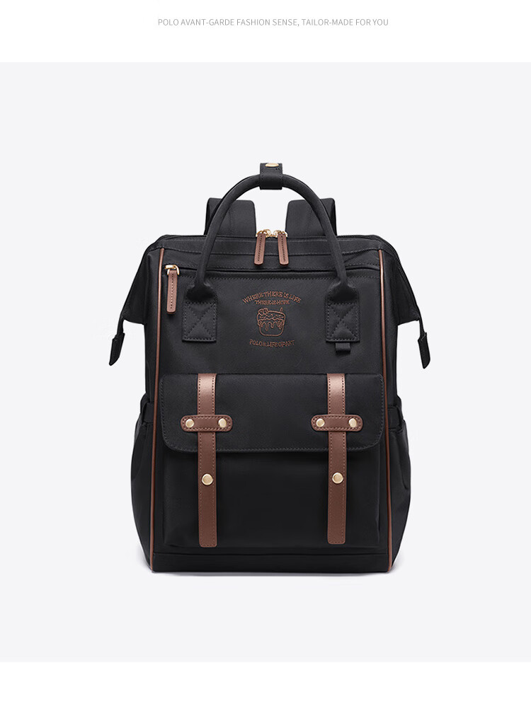 POLO Backpack for Women, Large Capacity School Bag, IPad Laptop Bag, College Student Travel Commuter Backpack, Birthday Gift 34