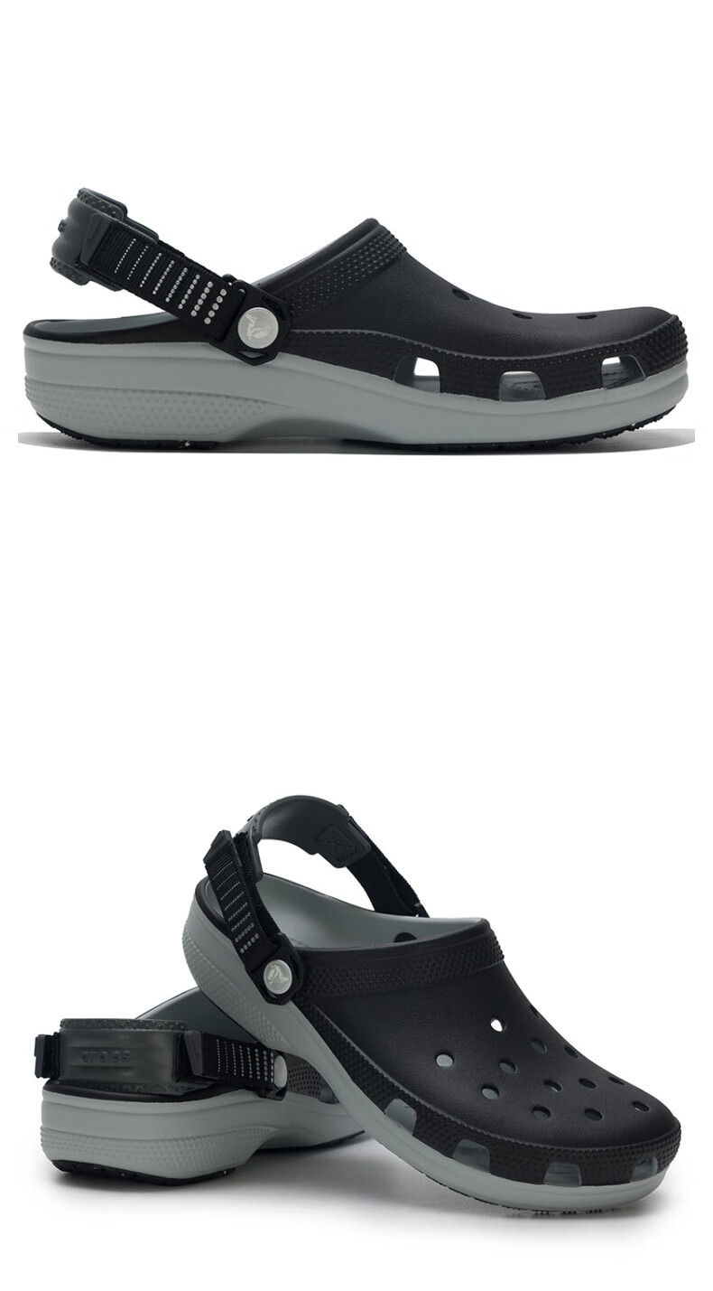 CROCS Classic Jungle Clog Sandals for Men And Women, Casual Fashion Trendy Beach Shoes Slippers 211287-001 Size 38-39 3