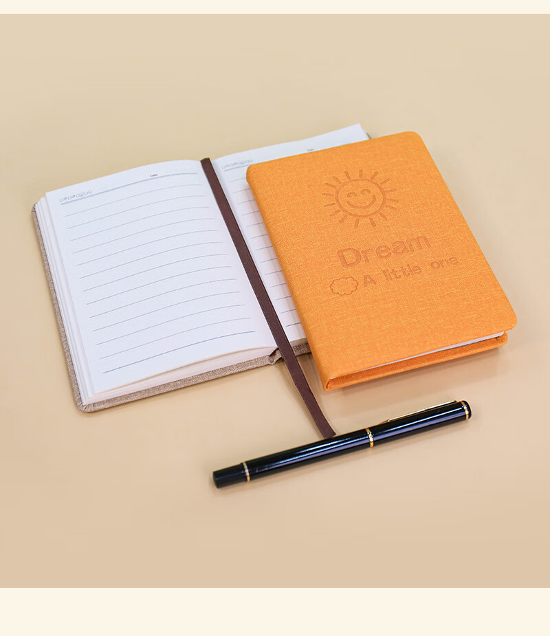 Zhongjian Stationery A6/160 Pages Portable Notebook Creative Small Pocket Mini Student Notebook Pink 50-09 17
