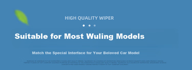 Aoye Windshield Wipers for Wuling Hongguang Plus (2019-2025 Models), Frameless Design, Original Size Front Wipers, 1 Pair, 23+18 Inches 9