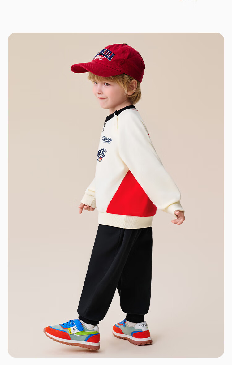 Classic Teddy Boys' Two-Piece Set Children's Sweatshirt and Pants Spring Sportswear Forest Green Size 120 11