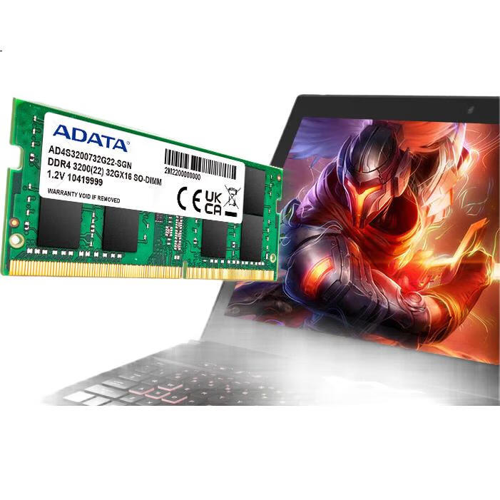 Оперативная память ADATA 16GB DDR4 3200 МГц SO-DIMM для ноутбука