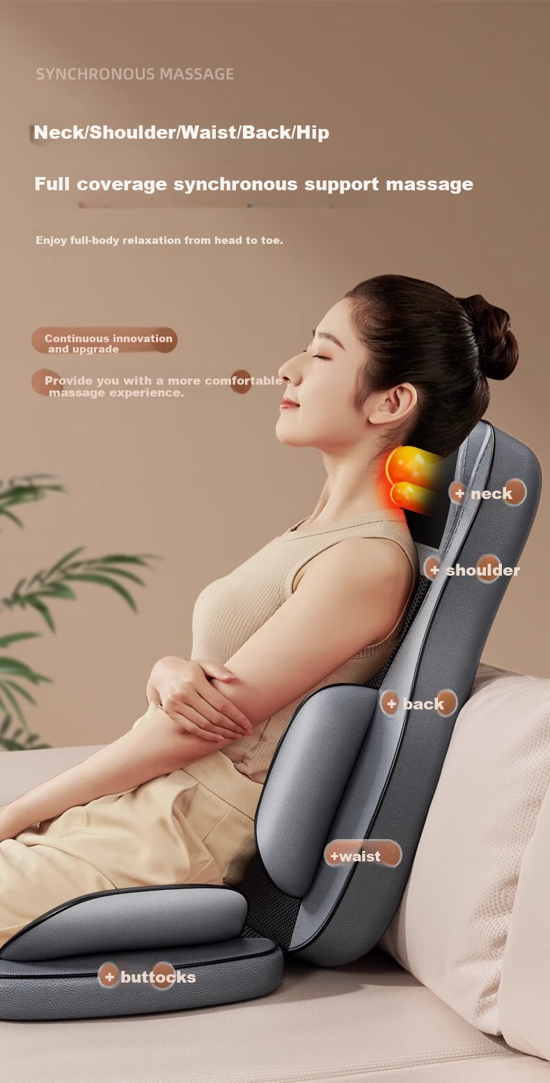 AUX Massage Cushion Pillow K48-1 Gift Box Edition, Cervical Spine Massager, Shoulder And Waist Back Massager, Kneading And Squeezing Massage Device, Mid-Autumn Festival Gift 4