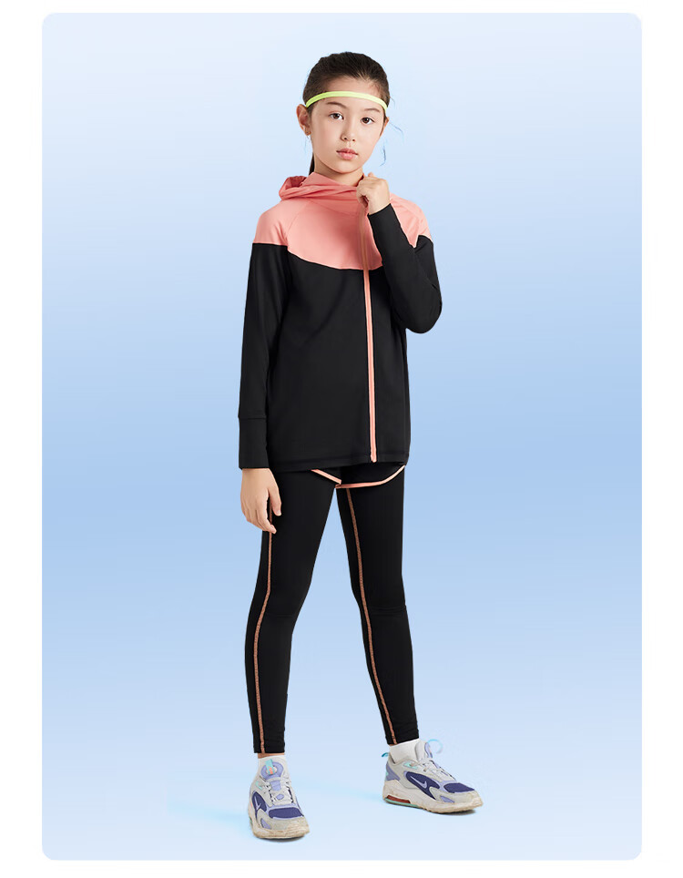 Fandimu [Parent-Child Sports Set] High-Elastic Breathable Adult And Children's Outfit for Running, Badminton, Basketball, Soccer Training Wear 13