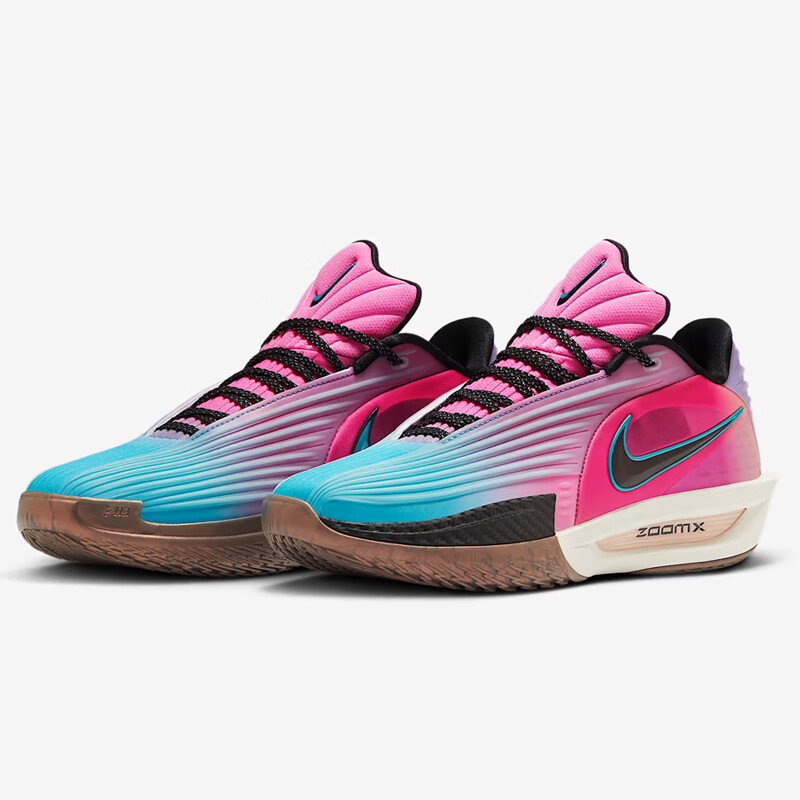 NIKE Men's G.T. CUT 3 TURBO Basketball Shoes, HV9919-900, Pink And Blue, Size 41