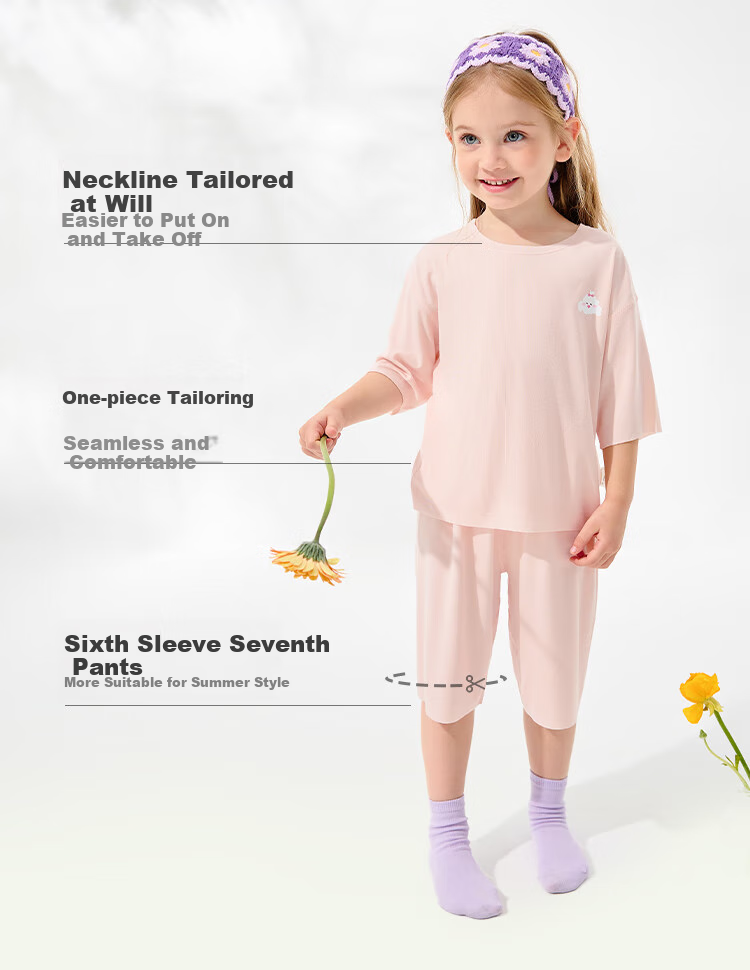 BALABALA Baby Pajama Set Summer Air Conditioning Wear for Boys And Girls Home Wear Youkesi Rongxin Pai 209225171207 3