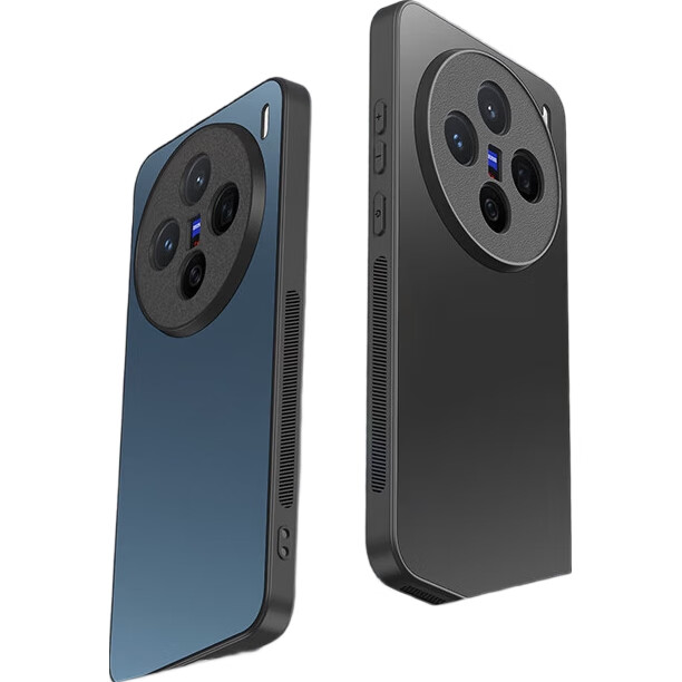 Чехол HotFire AG Frosted для Vivo X200, защитный, противоударный, черный графит