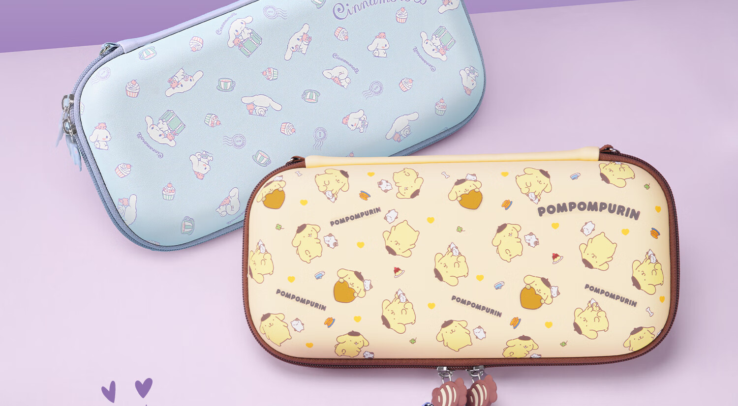 Jixiang Swtich2 Storage Bag, NS2 Big Ear Dog Candy Party Storage Bag, Thin Portable Shockproof Protective Case, Official Sanrio Authorized Slim Storage Bag 2