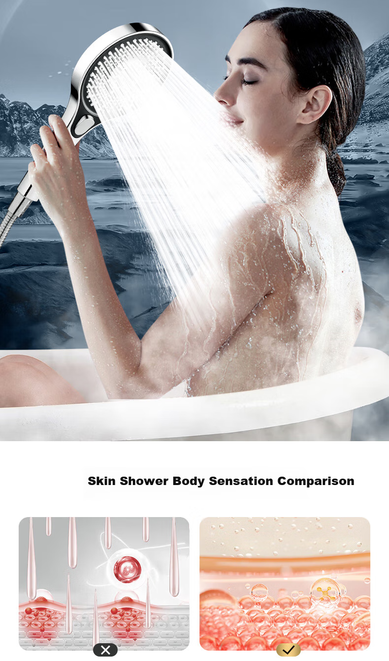 JROR [Germany] High-Pressure Shower Head Set of Three, Bathroom Shower Head And Shower System HL-005 11