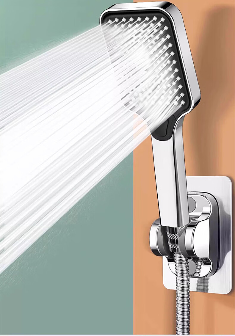 X-GRKE Germany High-Pressure Shower Head Set with Hose and Filter, Powerful Water Flow Booster 23