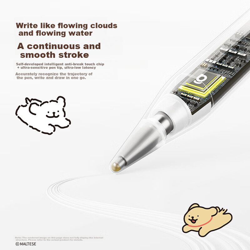 Baseus [Line Dog Collaboration] Compatible with Huawei Stylus, Xiaomi Touch Pen, Tablet Pen, Touchscreen Pen, M-pencil Third Generation Capacitive Pen, Universal for Matepad11.5S/Redmi