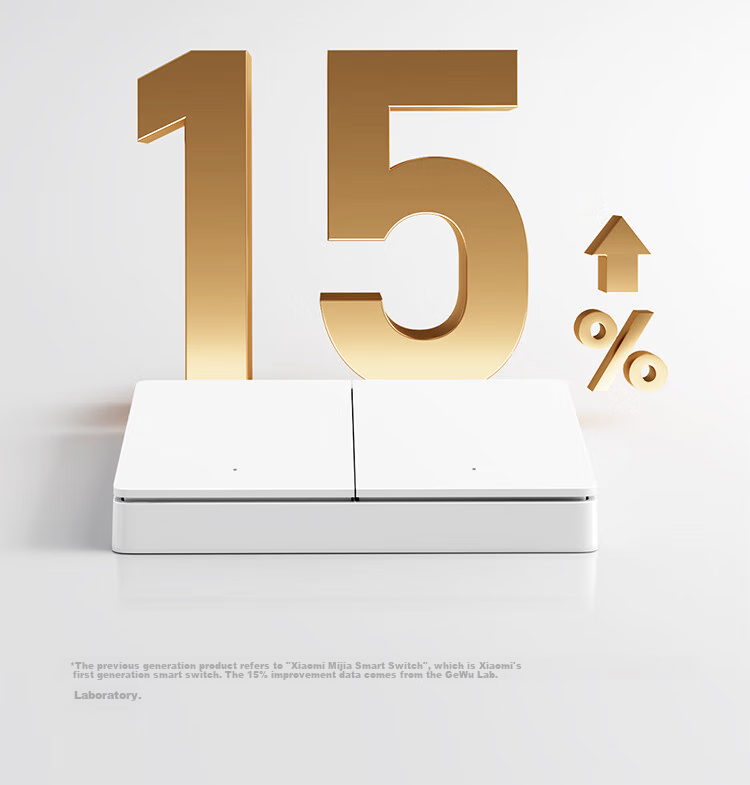 MI Smart Switch (Triple) Integrates with Mijia, Ultra-Long Lifespan, Switch Panel, Requires Gateway 16