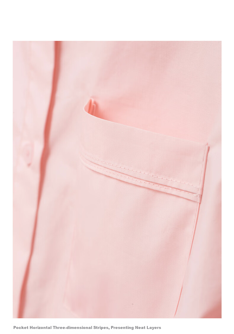 Chuyu Design Elegant Embroidered Sleeveless Cotton Shirt for Women, New Dopamine Polo Collar Top, Light Pink, Size S 27