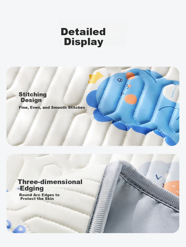 Aibaoshi Baby Comfort Pillow, Plush Candy Pillow, Newborn Growth Strip Hug Pillow, Multifunctional Side Sleeping Support Pillow, Light Green M486 7