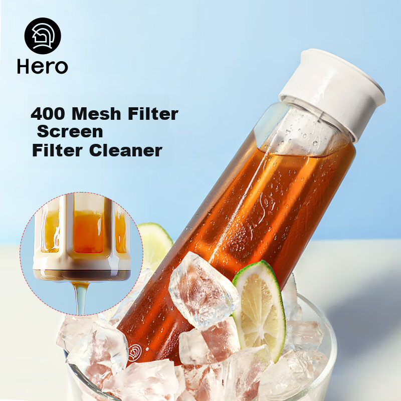 Hero Fanjing Cold Brew Bottle, Cold Brew Coffee Maker with Filter, Cold Water Pitcher, Tea Infuser, Cold Brew Ice Drip Pitcher, Diamond Mirror Versio