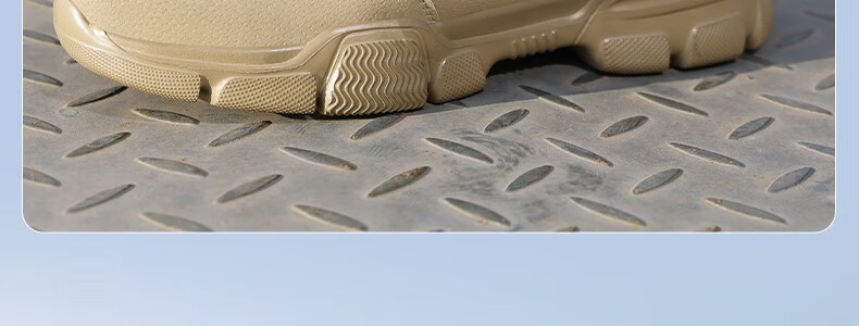 Fumeier Safety Shoes for Men, Summer Breathable Anti-Smashing Anti-Puncture Steel Toe Ultra-Light Comfortable Work Functional Shoes 1115T Size 38 7