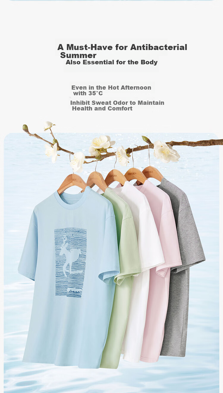 Shangdu Bila Cotton Casual Versatile Youthful T-Shirt Women Summer New High-End 3D Embossed Print Drop Shoulder Short Sleeve Top 7