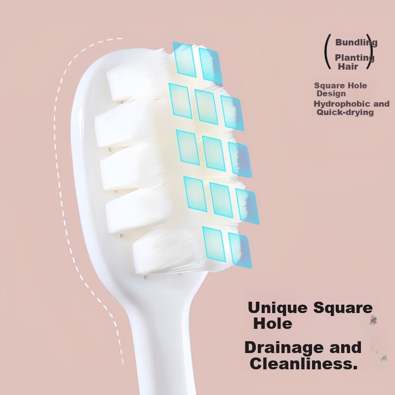 Etravel Ultra-Soft Bristle Toothbrush for Adults, Sensitive Gum Care, Pregnant Women, Postpartum, Individually Wrapped Family Pack Soft Bristle Toothbrush 4 Pieces