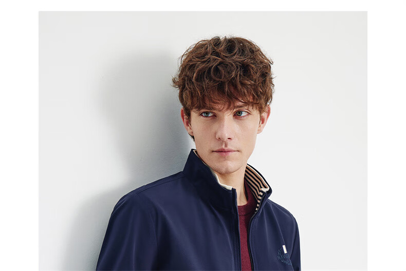Navigare Men's Triple-Protection Fleece-Lined Jacket, Stand-Up Collar, Commuter Casual Coat, 1331005503 17