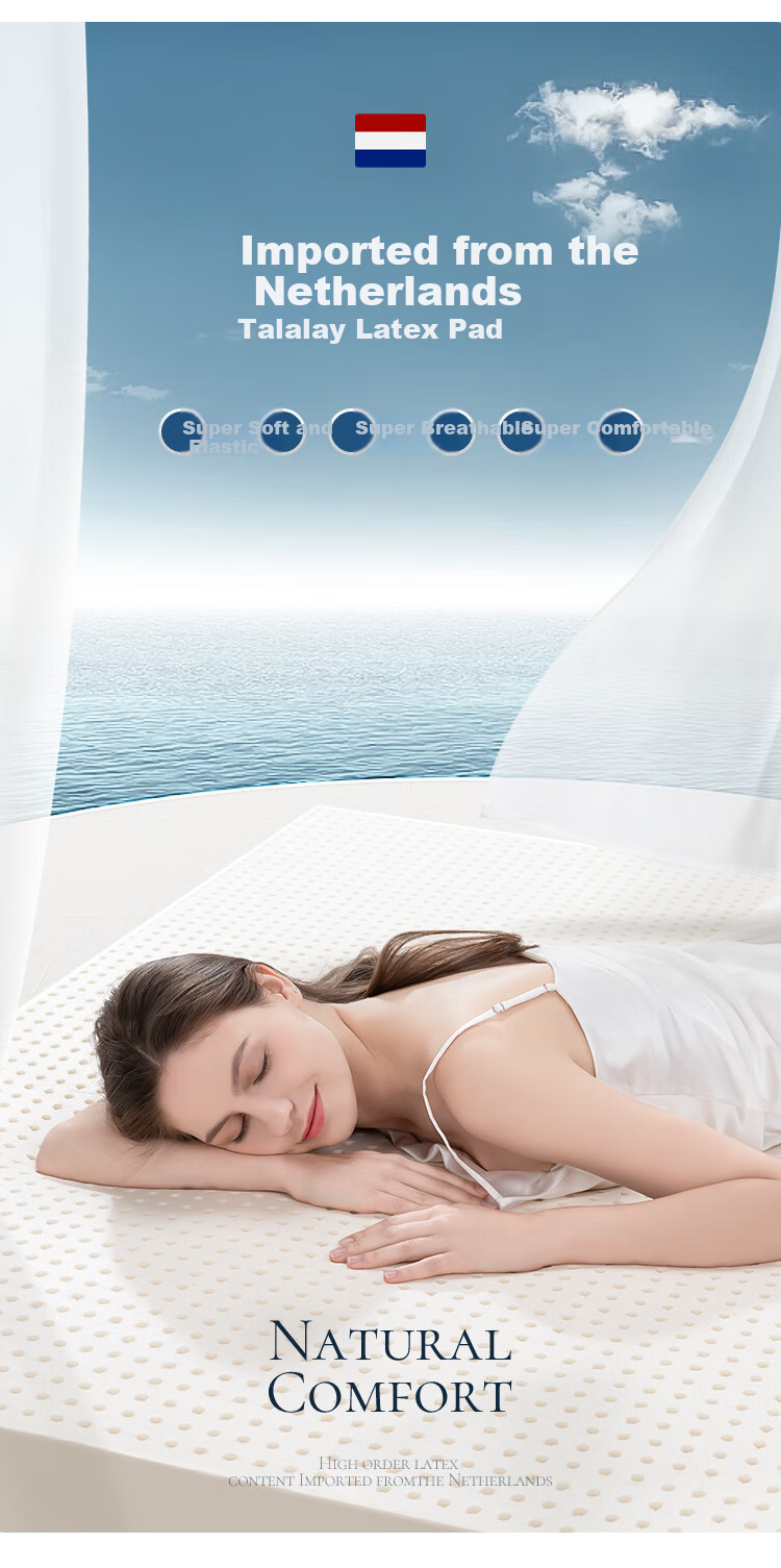 Dunlopillo , Imported from The Netherlands, Tralair Technology Latex Mattress, for 1.5m Bed/7.5cm Thick, Kaiyue Premium 3