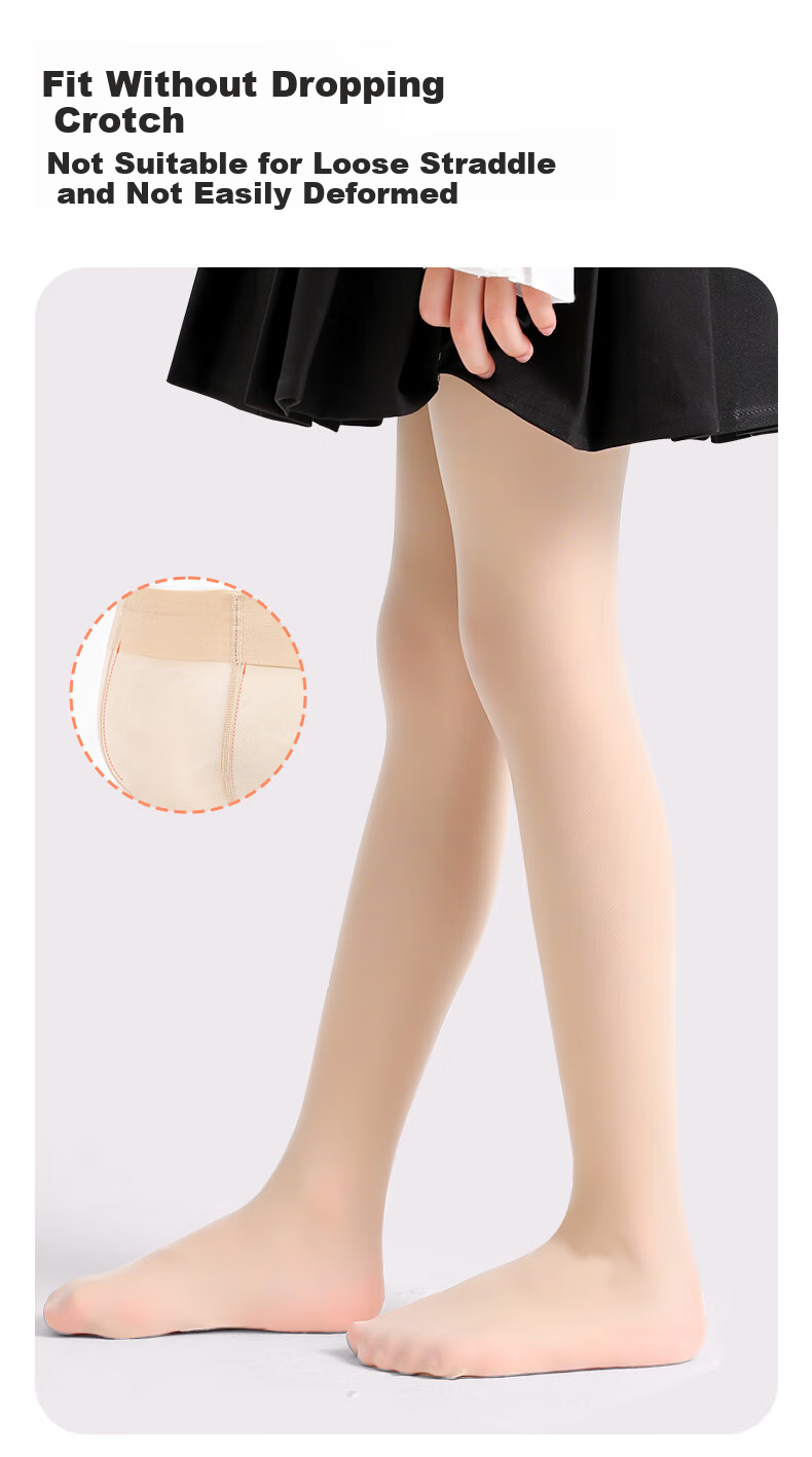 Zhiyouban Children's Tights, Girls' Ultra-Thin Skin-Colored Leg-Lifting Device, Girls' Spring And Autumn Thin White Stockings, Cat Paw Pantyhose 5