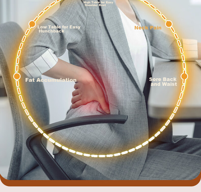 JOYSEEKER Standing Adjustable Height Desk, Foldable Laptop Table, Workstation, Movable Desk, Sofa Table 4