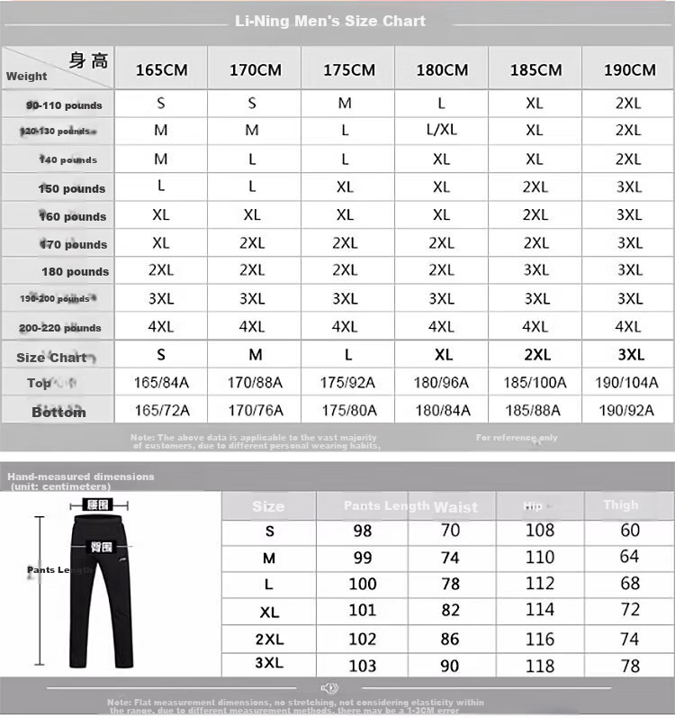 Li-Ning Men's Sports Pants, Casual Trousers for Spring And Autumn, Straight-Leg Flat-Front Long Pants, Loose-Fitting Sweatpants, Running Training Pants 1