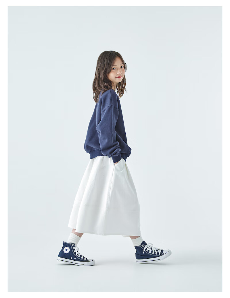 Kechu 2025 Autumn New Parent-Child Collection for Older Girls, Round Neck Sweatshirt with Loose Long Sleeves, Bow Tie Print Top 3